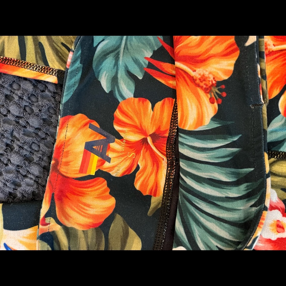 Aviator Nation Kauai Crop Leggings S